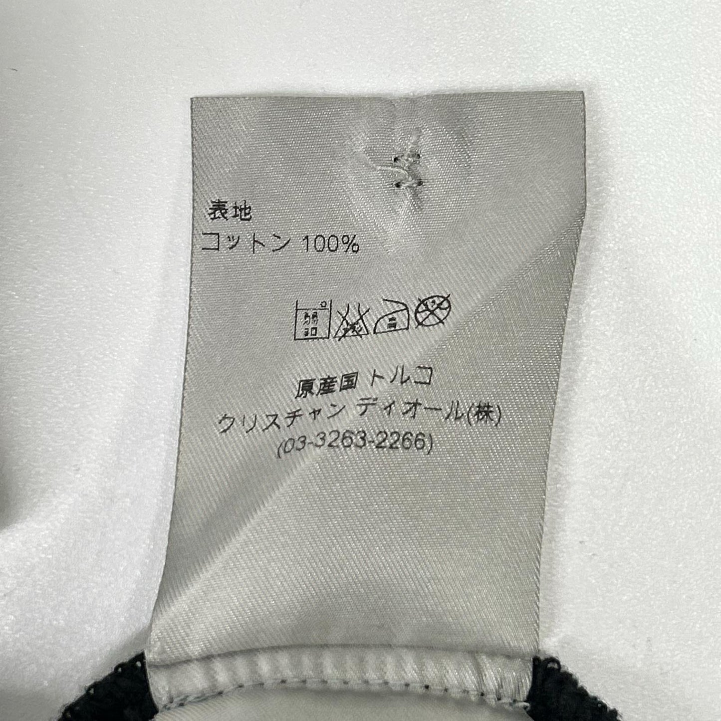 DIOR ディオール 163IP802P124 ブラック BEE 鹿の子 ポロシャツ トップス