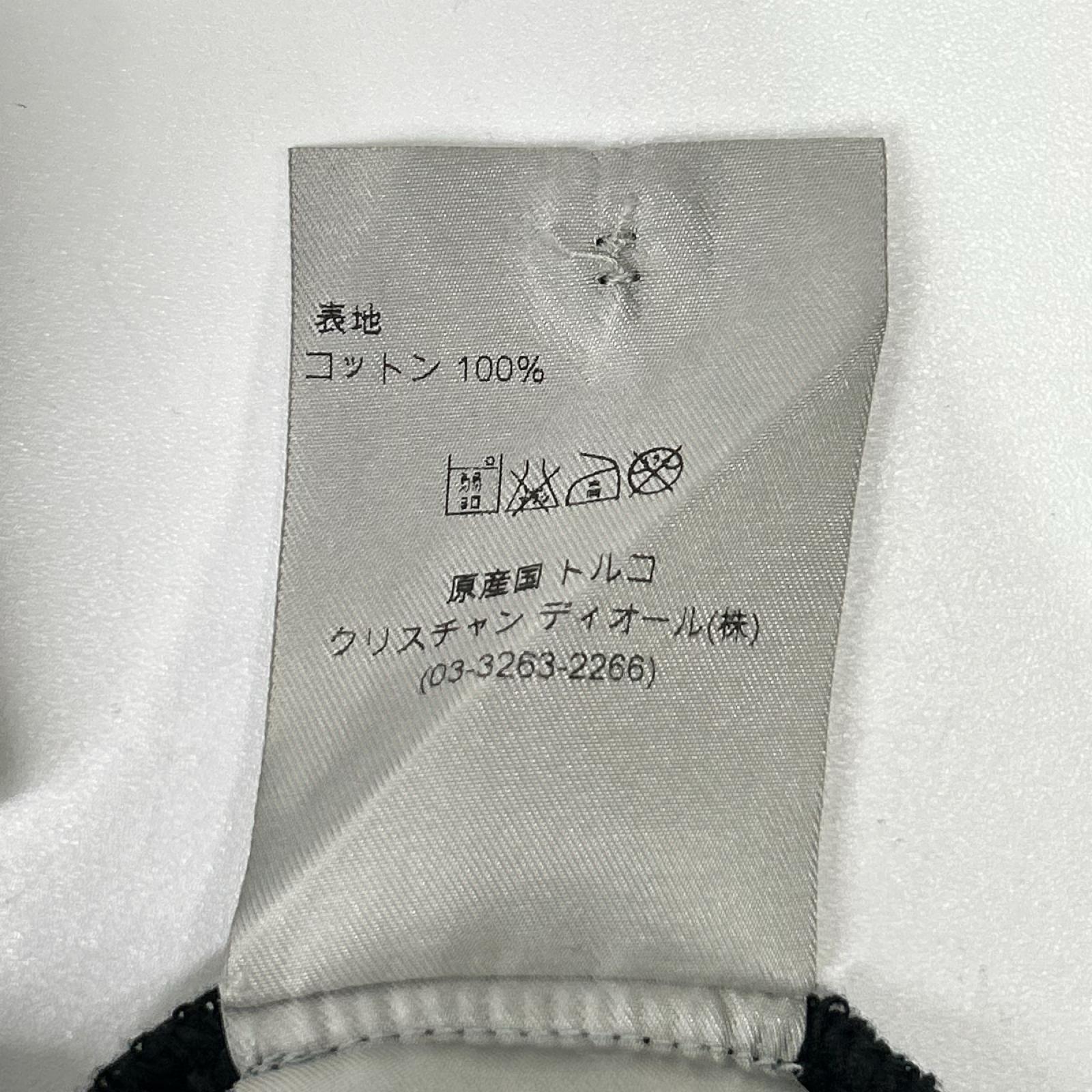 DIOR ディオール 163IP802P124 ブラック BEE 鹿の子 ポロシャツ トップス