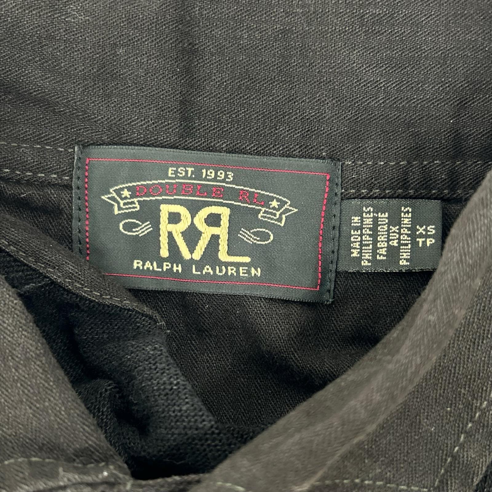 RRL ダブルアールエル チェコール エルボーパッチ ヘンリーネック カットソー トップス