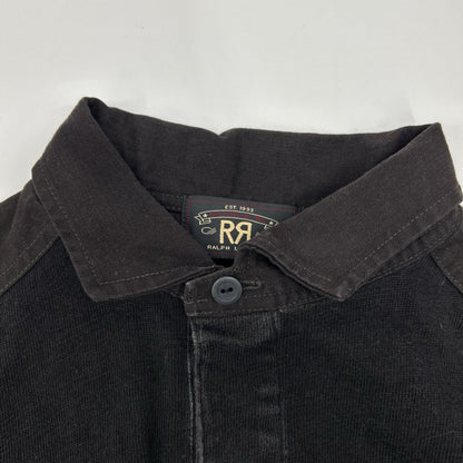 RRL ダブルアールエル チェコール エルボーパッチ ヘンリーネック カットソー トップス