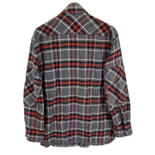 ACNE STUDIOS アクネ ストゥディオズ グレー×レッド チェック ネルシャツ トップス