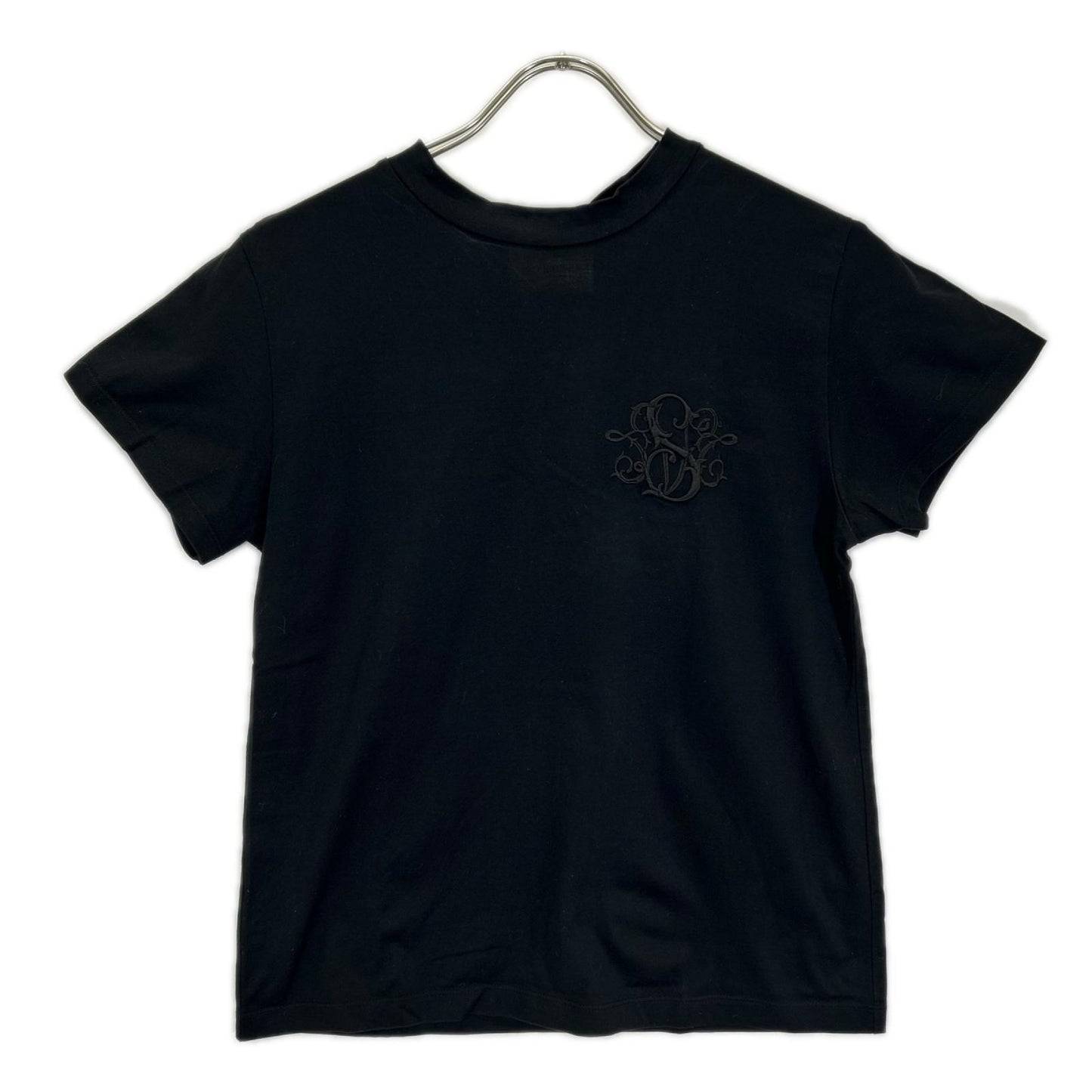 SEVEN TEN by MIHO KAWAHITO セブンテン バイミホカワヒト 3S109 ブラック SVT胸刺繍Tシャツ トップス