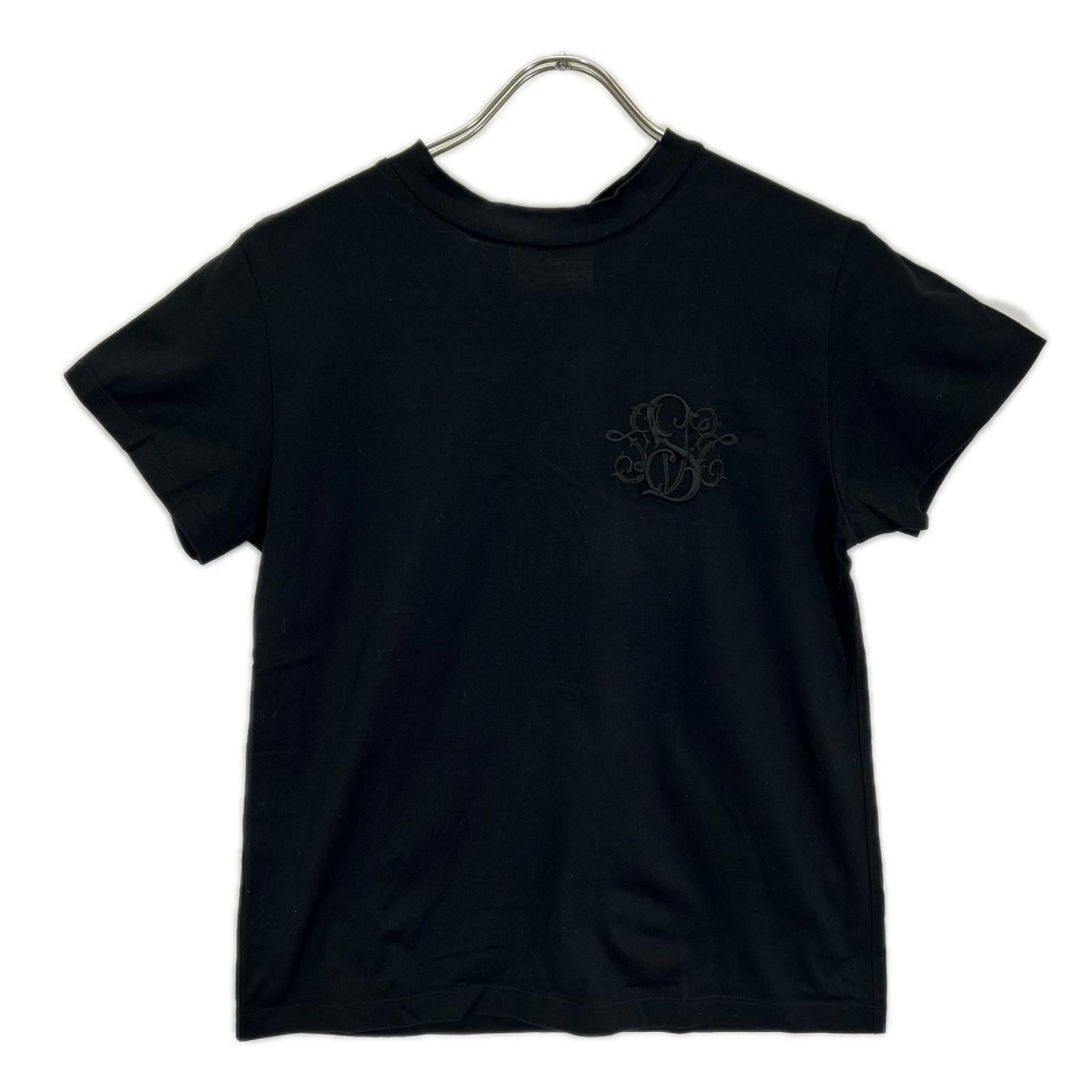SEVEN TEN by MIHO KAWAHITO セブンテン バイミホカワヒト 3S109 ブラック SVT胸刺繍Tシャツ トップス