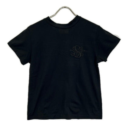 SEVEN TEN by MIHO KAWAHITO セブンテン バイミホカワヒト 3S109 ブラック SVT胸刺繍Tシャツ トップス