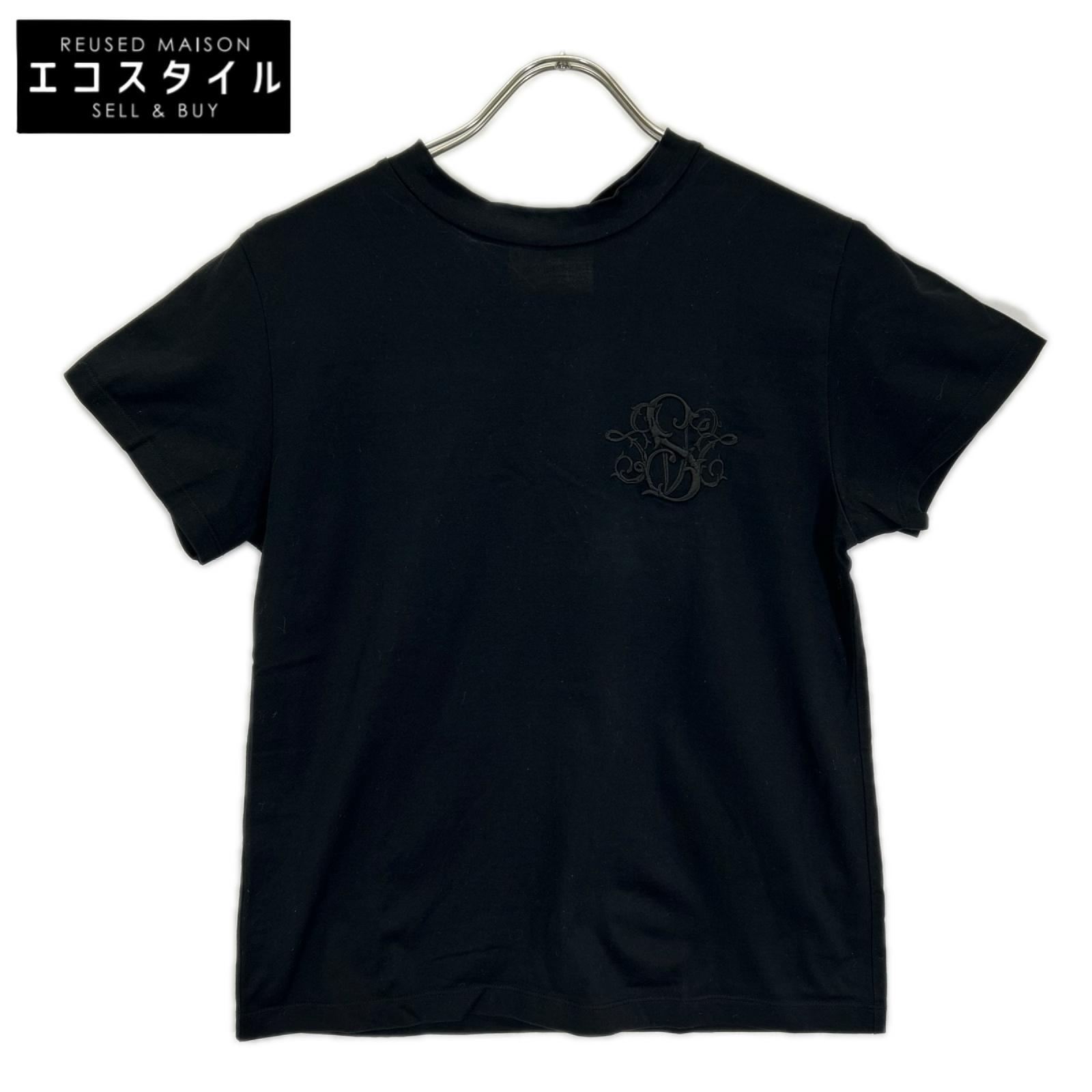 SEVEN TEN by MIHO KAWAHITO セブンテン バイミホカワヒト 3S109 ブラック SVT胸刺繍Tシャツ トップス