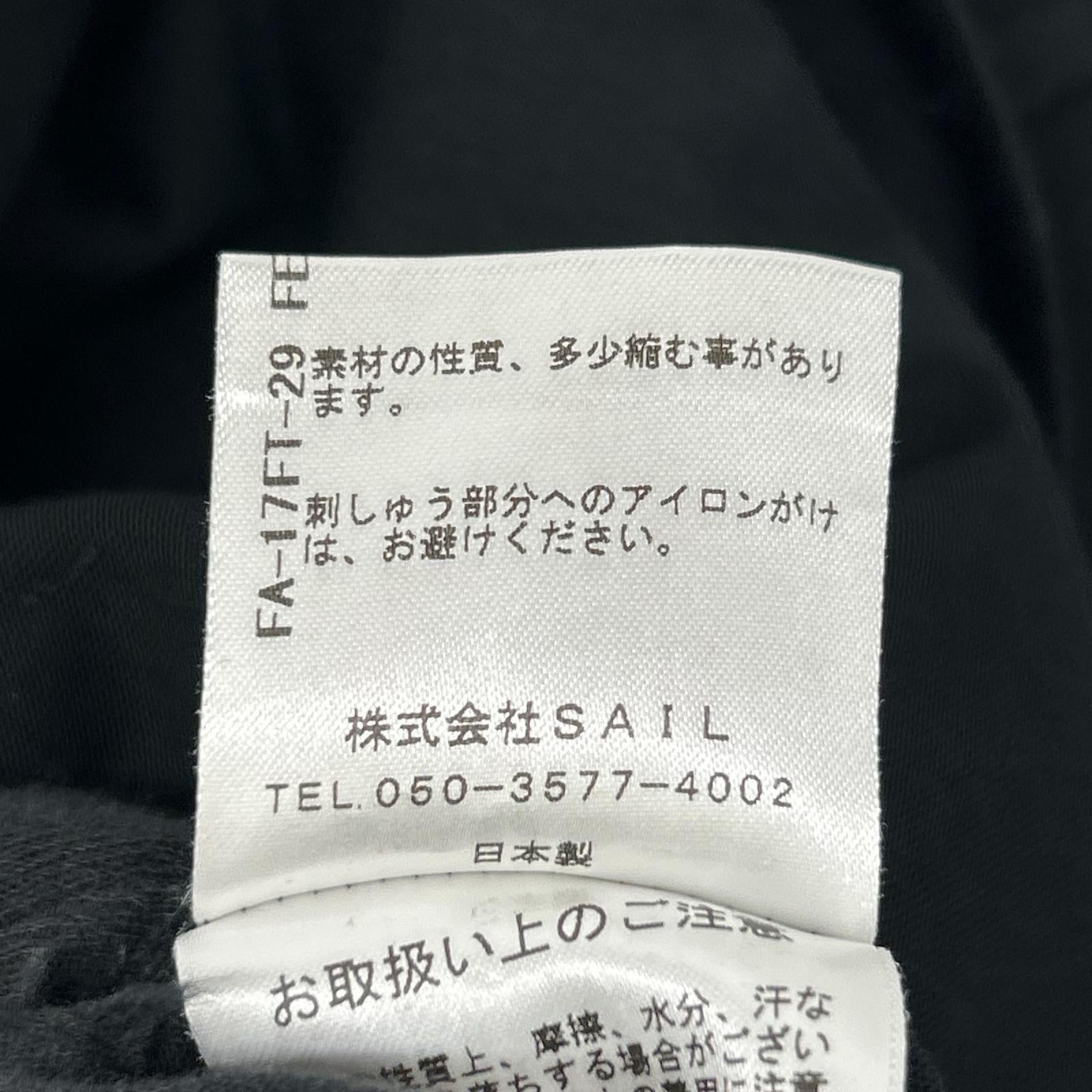SEVEN TEN by MIHO KAWAHITO セブンテン バイミホカワヒト 3S109 ブラック SVT胸刺繍Tシャツ トップス