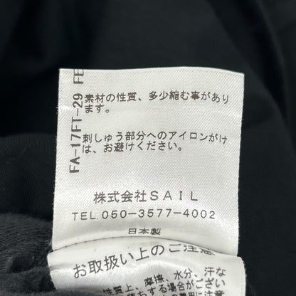 SEVEN TEN by MIHO KAWAHITO セブンテン バイミホカワヒト 3S109 ブラック SVT胸刺繍Tシャツ トップス