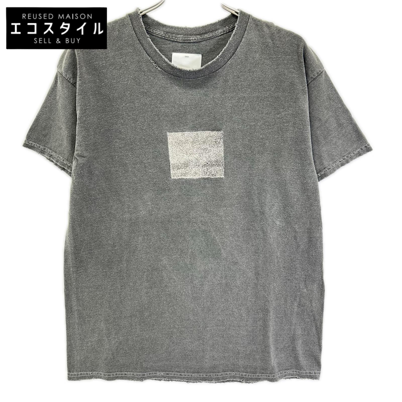 YOKE ヨーク ×アンセルム グレー EMBRO SS TEE XO トップス