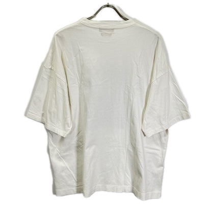 YOAK ヨーク ホワイト×ブラック PHOTOGRAM PRINTED T-SHIRT/ トップス