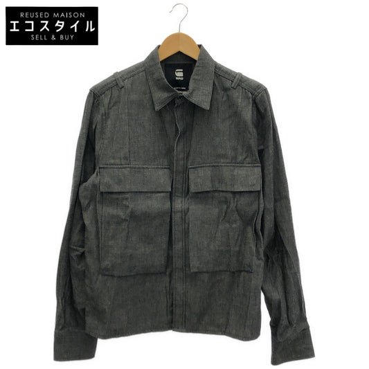 G-STAR RAW ジースターロゥ チャコール ライトウェイトデニムシャツ トップス