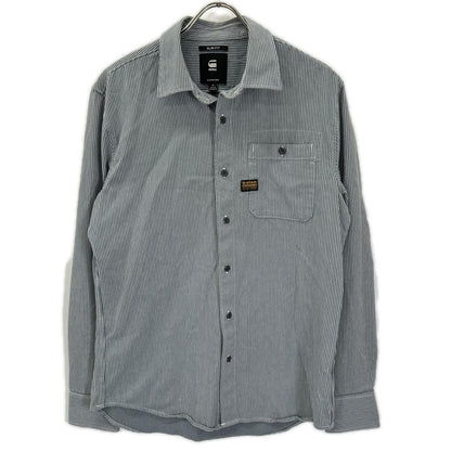 G-STAR RAW ジースターロゥ グリーン ストライプ ロングスリーブシャツ トップス