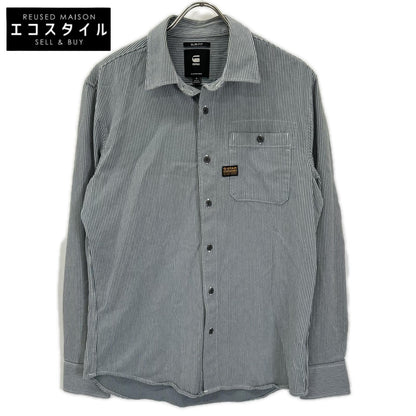 G-STAR RAW ジースターロゥ グリーン ストライプ ロングスリーブシャツ トップス