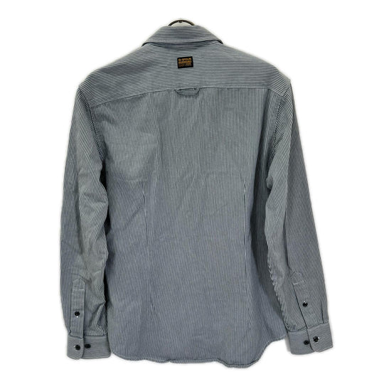G-STAR RAW ジースターロゥ グリーン ストライプ ロングスリーブシャツ トップス
