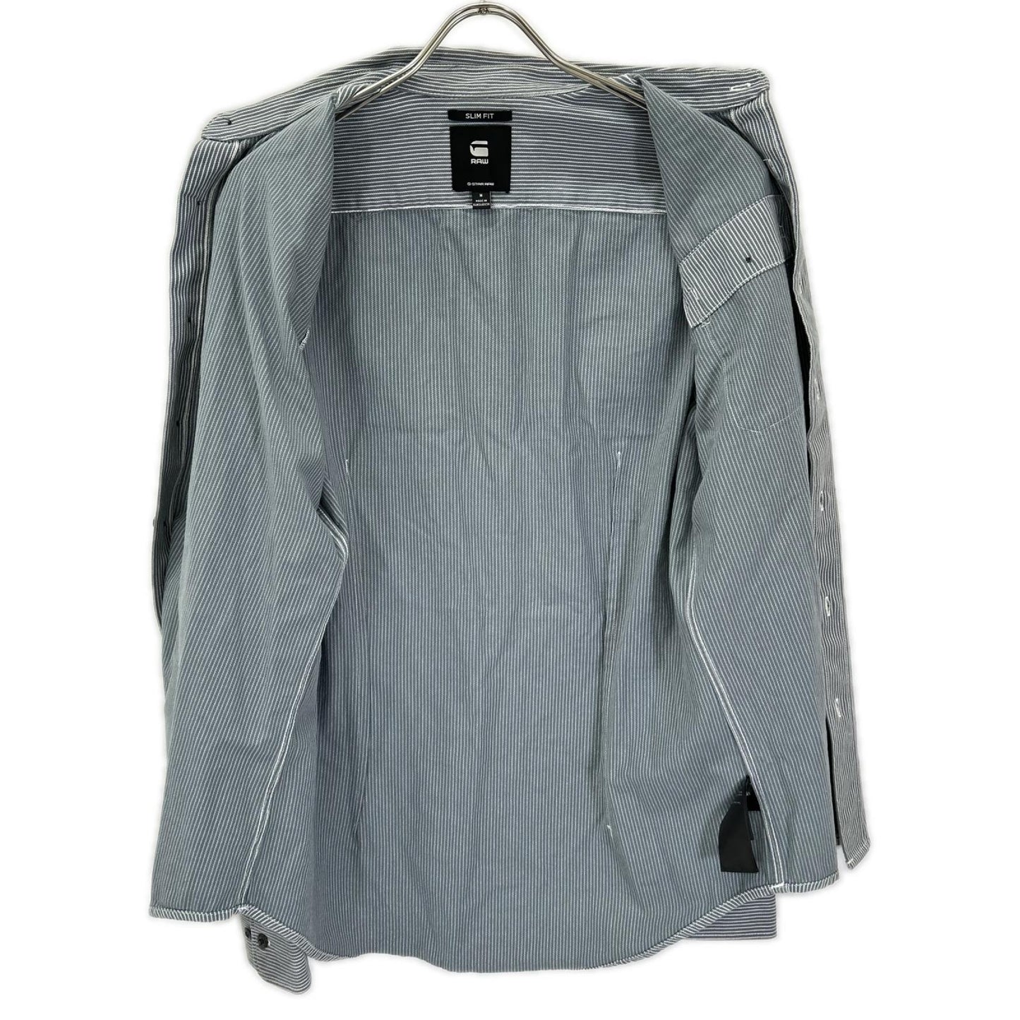 G-STAR RAW ジースターロゥ グリーン ストライプ ロングスリーブシャツ トップス