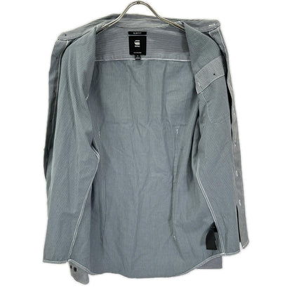 G-STAR RAW ジースターロゥ グリーン ストライプ ロングスリーブシャツ トップス