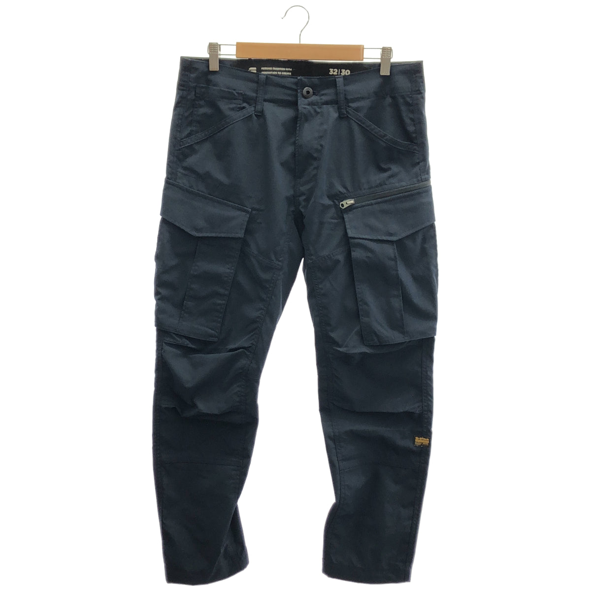 G-STAR RAW ジースターロゥ ネイビー Rovic Zip 3D Regular Tapered Pants ボトムス