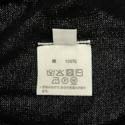 FACTORY ファクトリー ブラック コットン ボタン カーディガン トップス