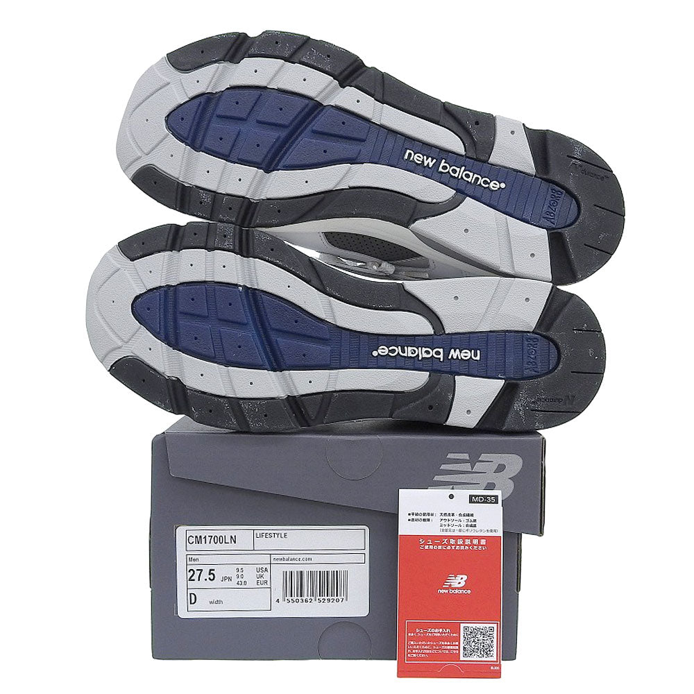 NEW BALANCE ニューバランス 新品同様 1700 スニーカー シューズ メンズ ホワイト 27.5cm CM1700LN シューズ