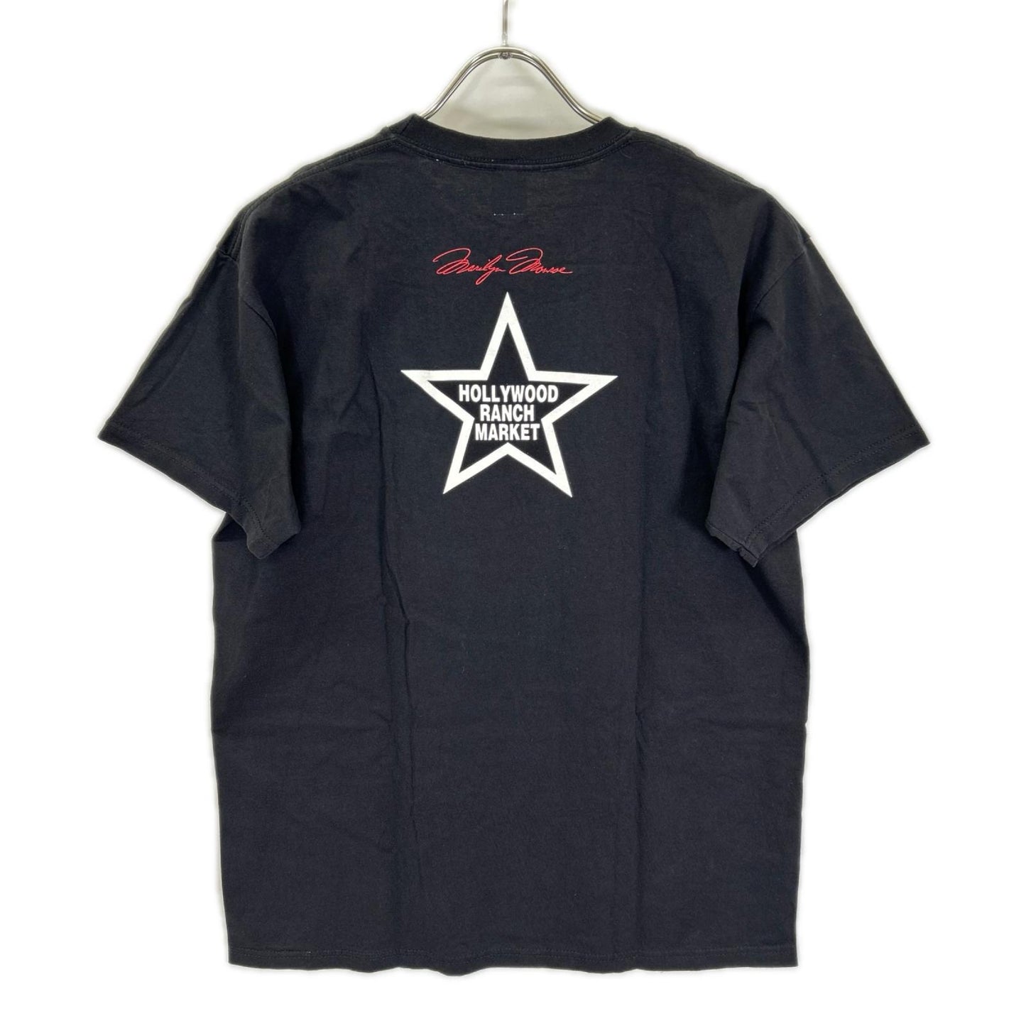 HOLLYWOOD RANCH MARKET ハリウッドランチマーケット ブラック マリリンモンロー プリントTシャツ トップス