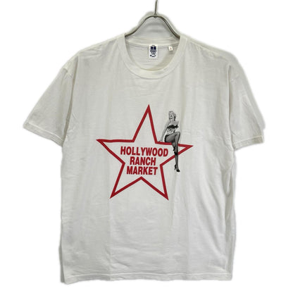 HOLLYWOOD RANCH MARKET ハリウッドランチマーケット ホワイト マリリンモンロー プリントTシャツ トップス