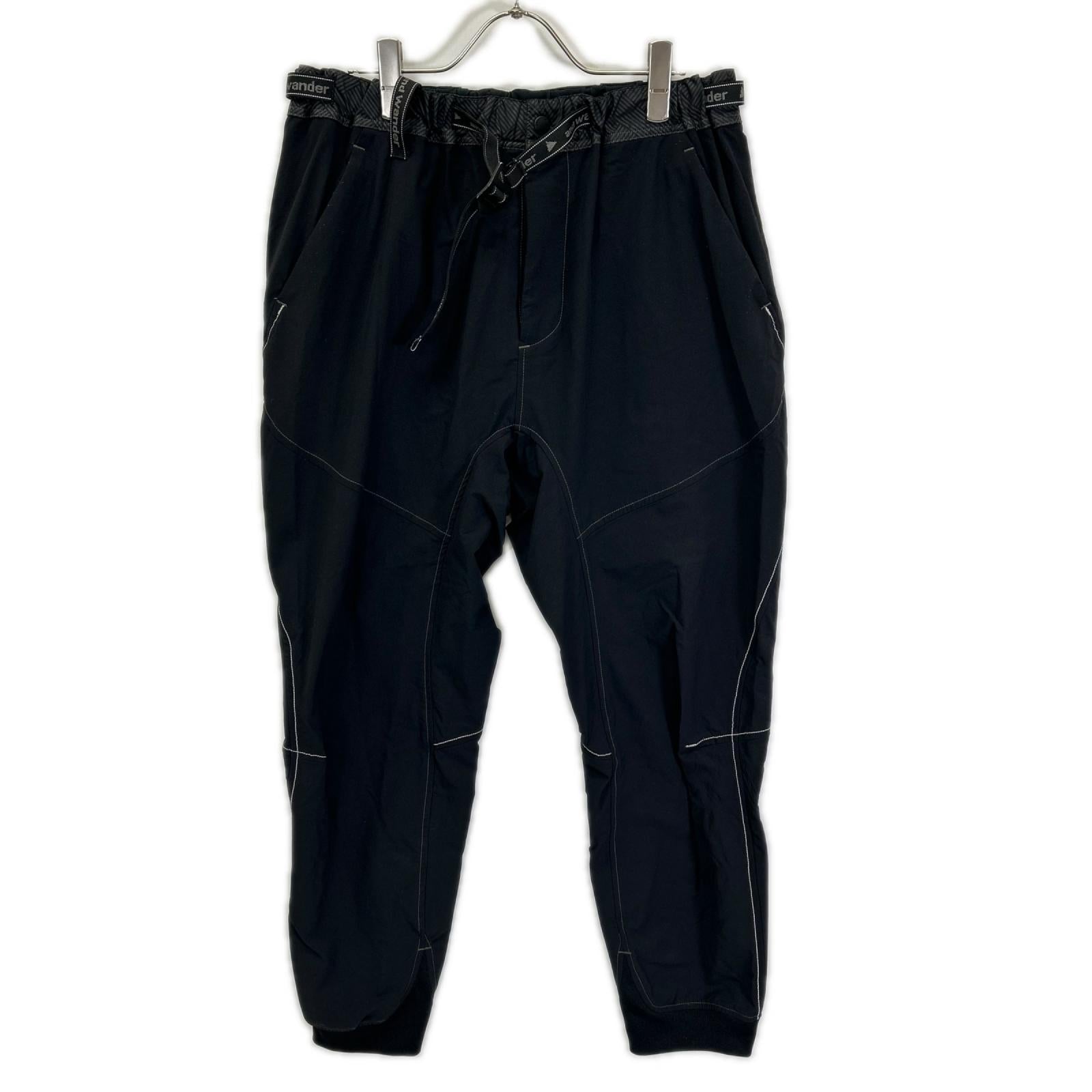and wander アンドワンダー ブラック Schoeller 3XDRY stretch saruel pants ボトムス