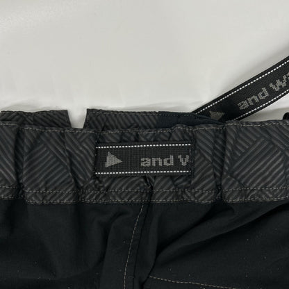 and wander アンドワンダー ブラック Schoeller 3XDRY stretch saruel pants ボトムス