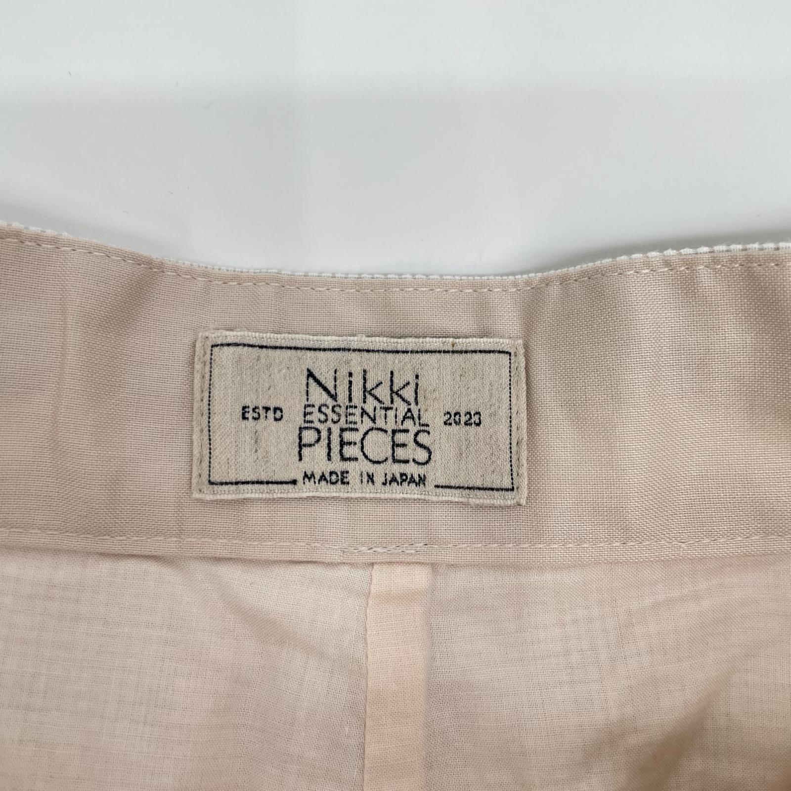 NIKKI ESSENTIAL PIECES ニッキエッセンシャルピーシーズ ホワイト Summer Weight Easy Pants ボトムス