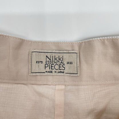 NIKKI ESSENTIAL PIECES ニッキエッセンシャルピーシーズ ホワイト Summer Weight Easy Pants ボトムス