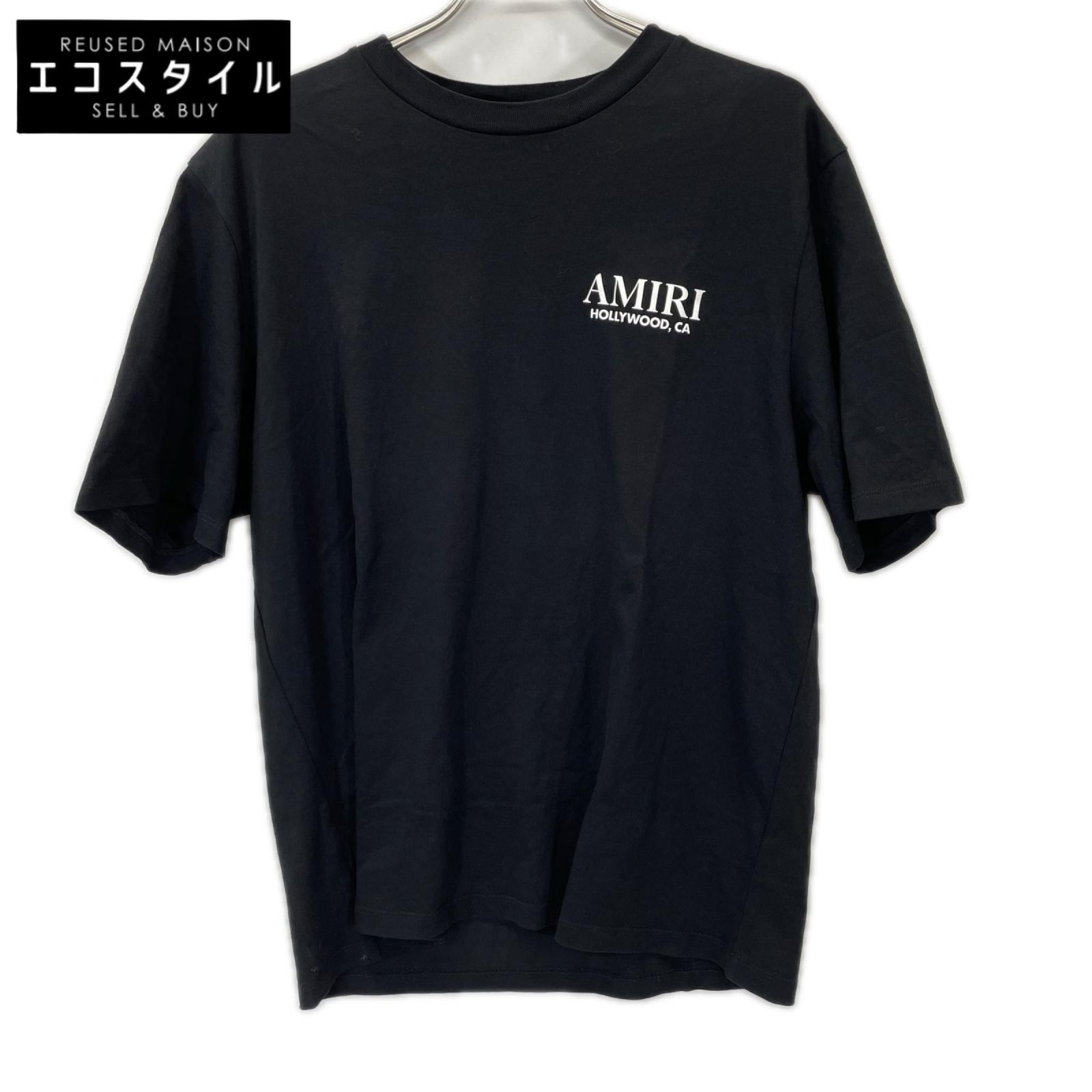 AMIRI アミリ ブラック ボーンロゴ Tシャツ トップス