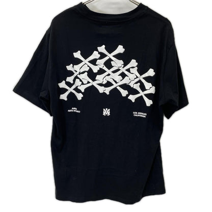 AMIRI アミリ ブラック ボーンロゴ Tシャツ トップス