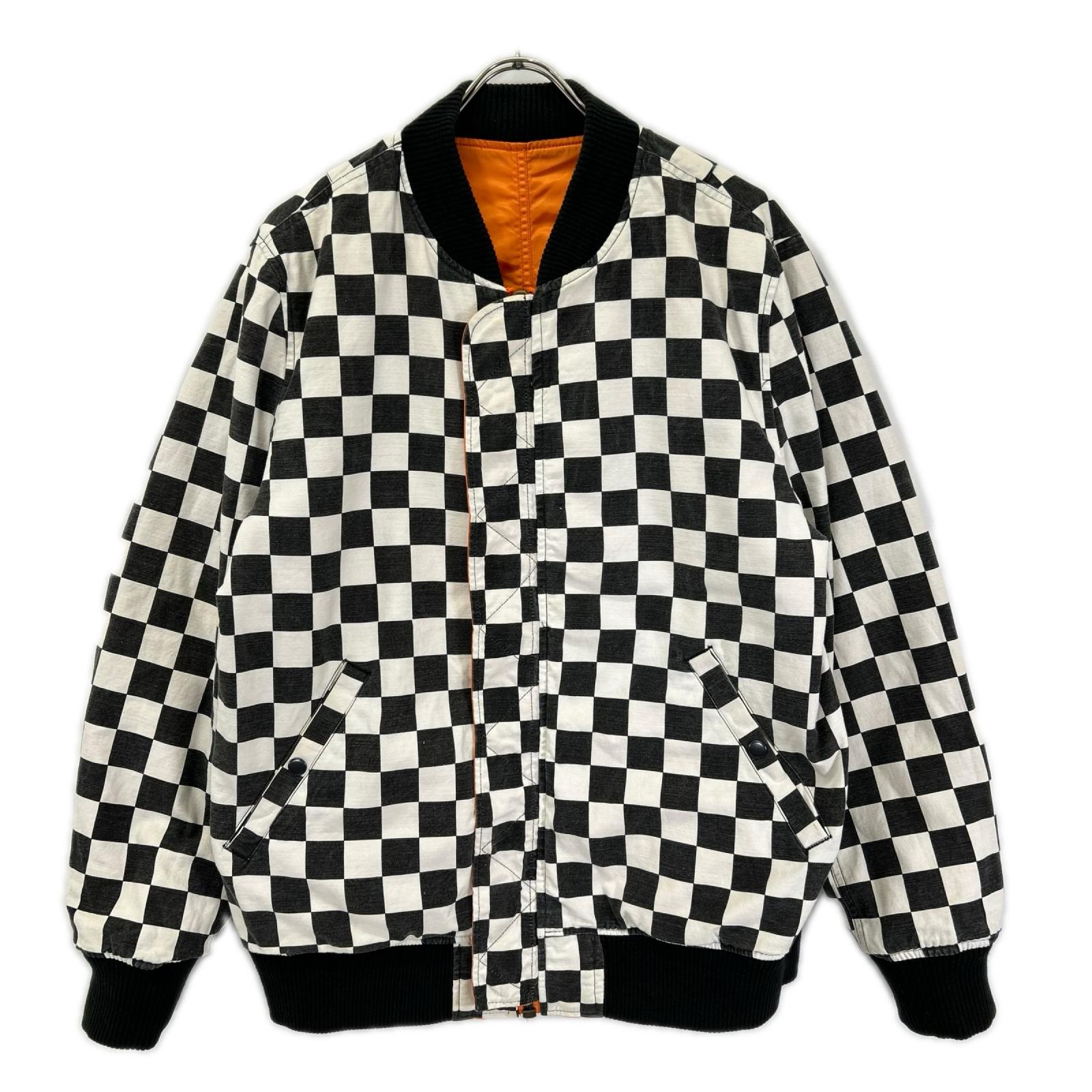 Supreme シュプリーム 16SS オレンジ×チェッカー柄 Reversible Checkered MA-1 ジャケット ジャケット