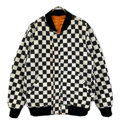 Supreme シュプリーム 16SS オレンジ×チェッカー柄 Reversible Checkered MA-1 ジャケット ジャケット