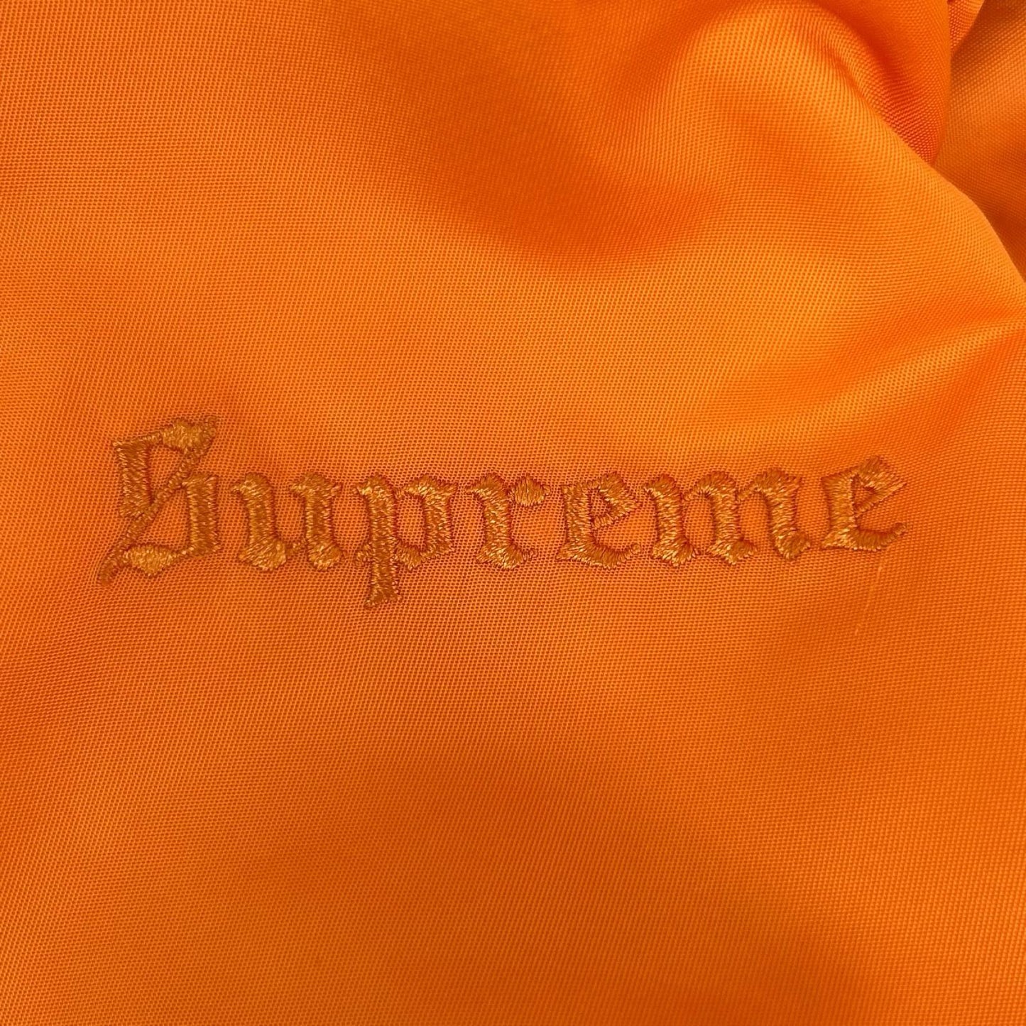 Supreme シュプリーム 16SS オレンジ×チェッカー柄 Reversible Checkered MA-1 ジャケット ジャケット