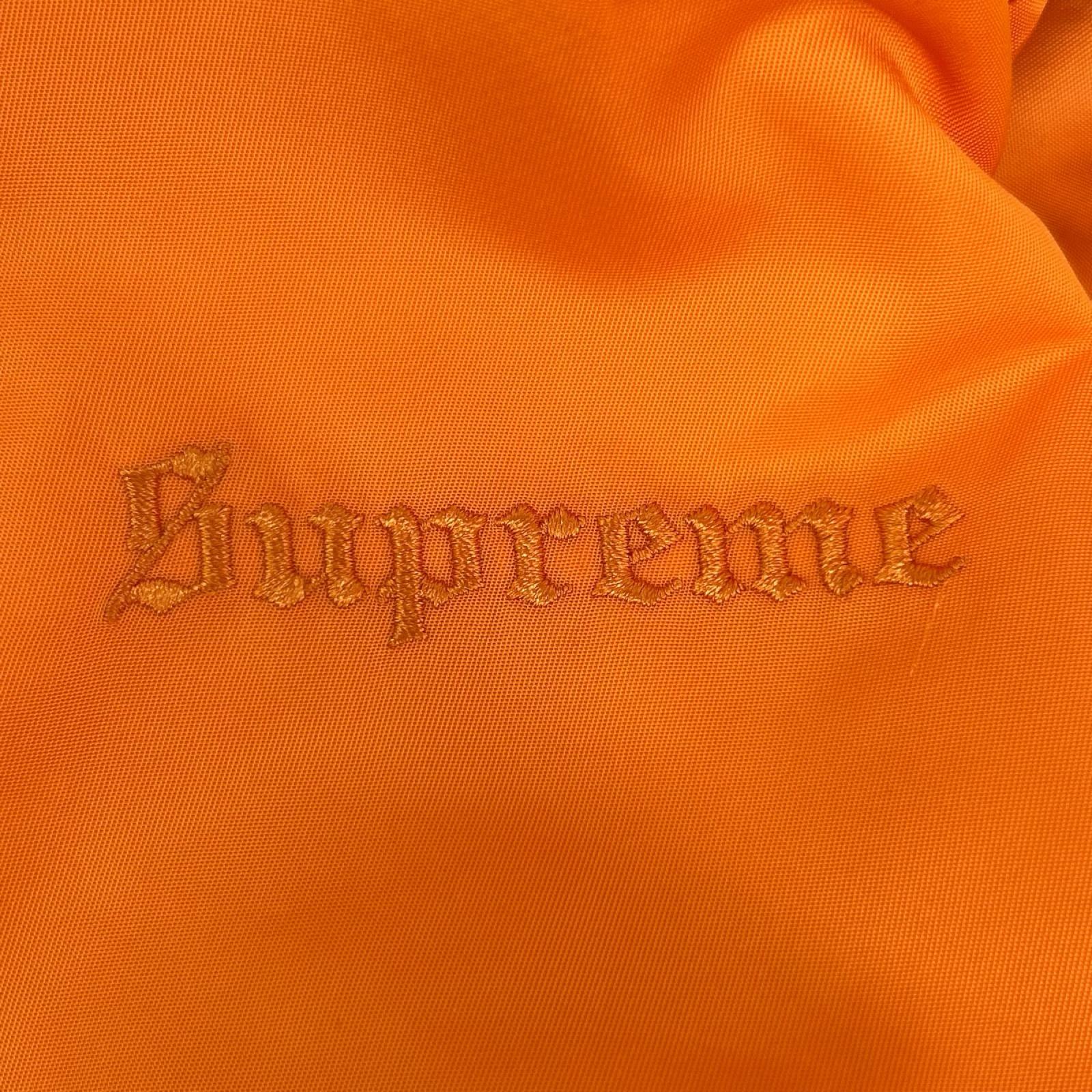 Supreme シュプリーム 16SS オレンジ×チェッカー柄 Reversible Checkered MA-1 ジャケット ジャケット