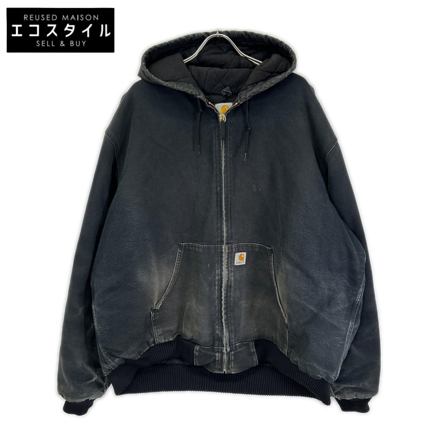 carhartt カーハート ブラック アクティブパーカー　00s　USA製 ジャケット