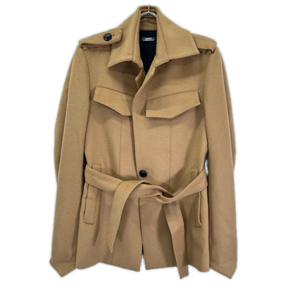 kiryuyrik キリュウキリュウ 24AW KS-HJ21-101 ブラック Cashmere Beaver Safari Jacket/カシミアビーバー サファリジャケット コート