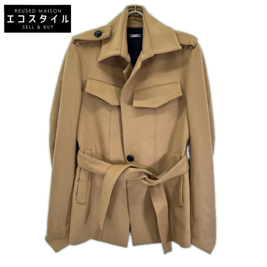 kiryuyrik キリュウキリュウ 24AW KS-HJ21-101 ブラック Cashmere Beaver Safari Jacket/カシミアビーバー サファリジャケット コート