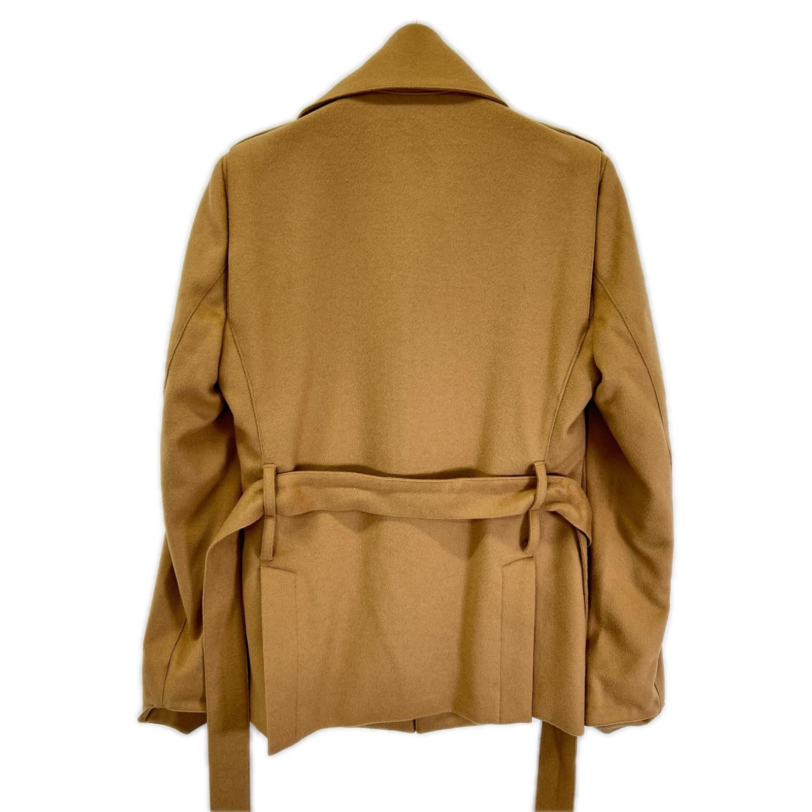 kiryuyrik キリュウキリュウ 24AW KS-HJ21-101 ブラック Cashmere Beaver Safari Jacket/カシミアビーバー サファリジャケット コート