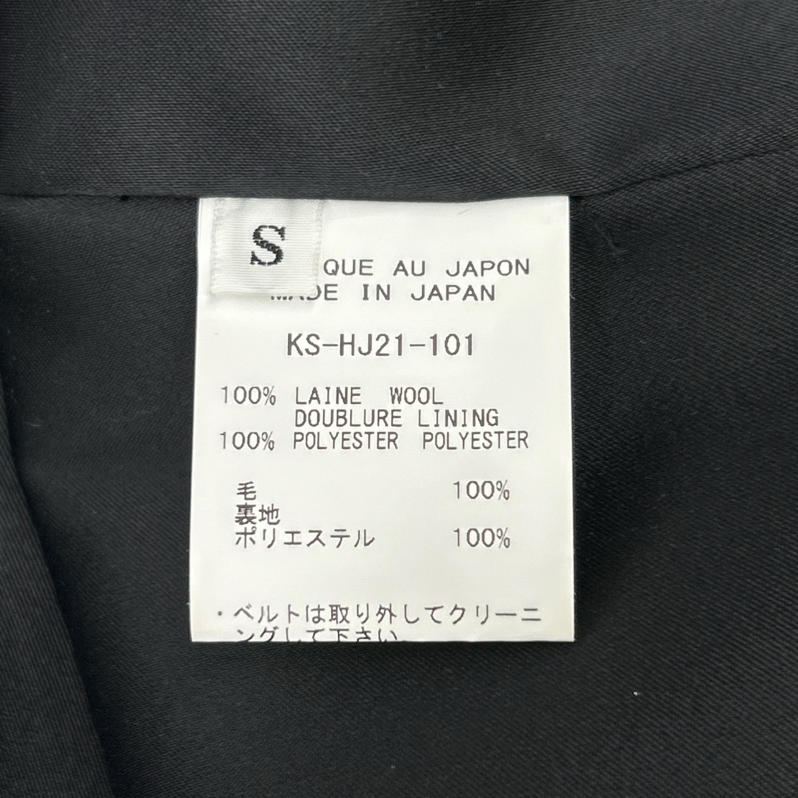 kiryuyrik キリュウキリュウ 24AW KS-HJ21-101 ブラック Cashmere Beaver Safari Jacket/カシミアビーバー サファリジャケット コート