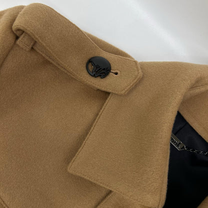 kiryuyrik キリュウキリュウ 24AW KS-HJ21-101 ブラック Cashmere Beaver Safari Jacket/カシミアビーバー サファリジャケット コート