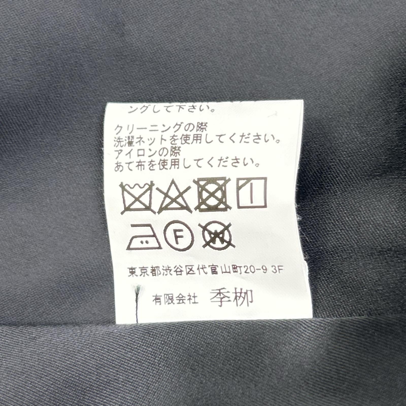kiryuyrik キリュウキリュウ 24SS KR-HC34-903 ブラック DrapeCoat/ドレープオーバーコート コート