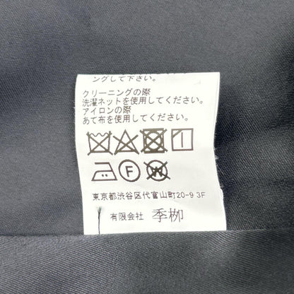 kiryuyrik キリュウキリュウ 24SS KR-HC34-903 ブラック DrapeCoat/ドレープオーバーコート コート
