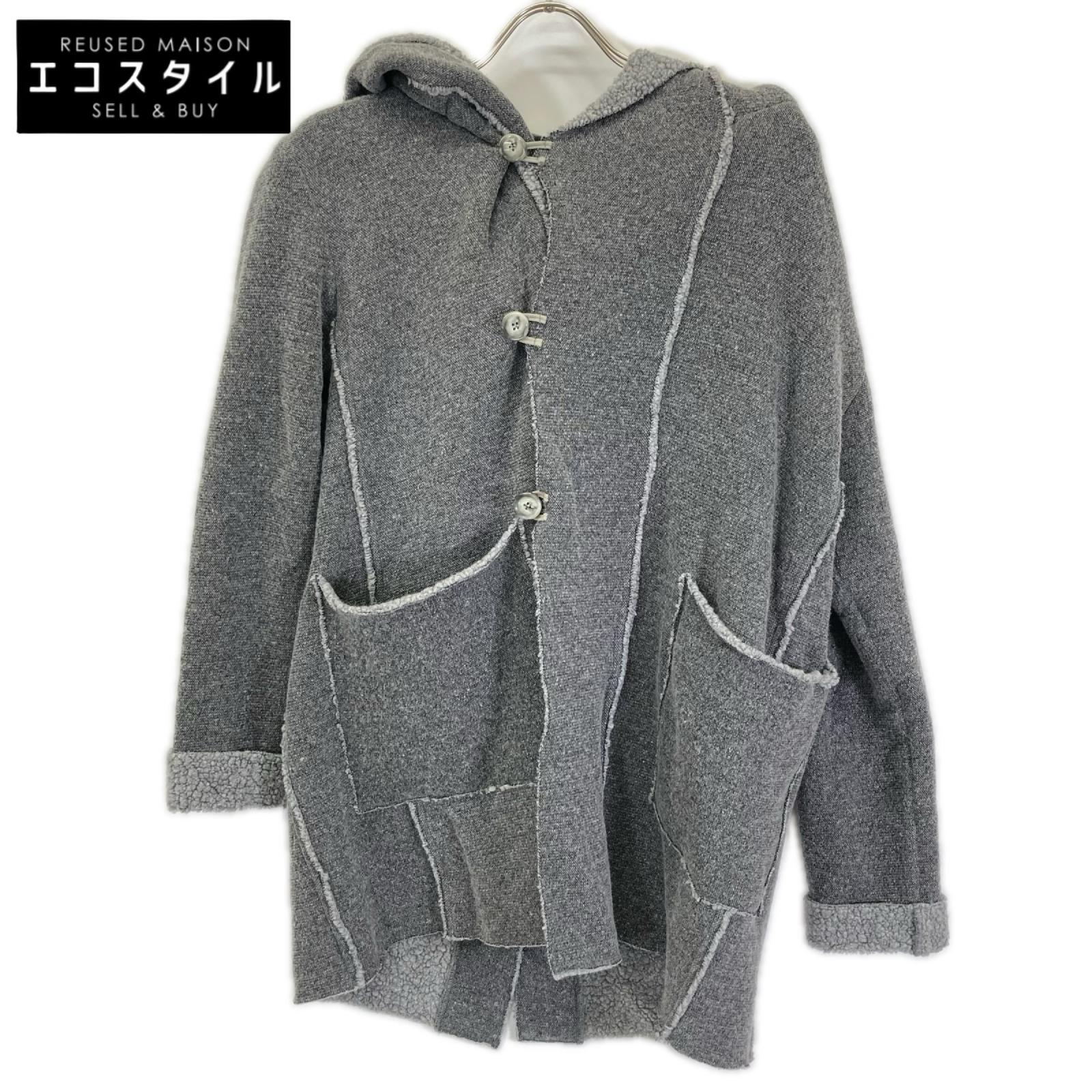 RESOUND CLOTHING リサウンドクロージング RC30-C-007 グレー BOA HOODIE COAT/ボアフーディコート コート