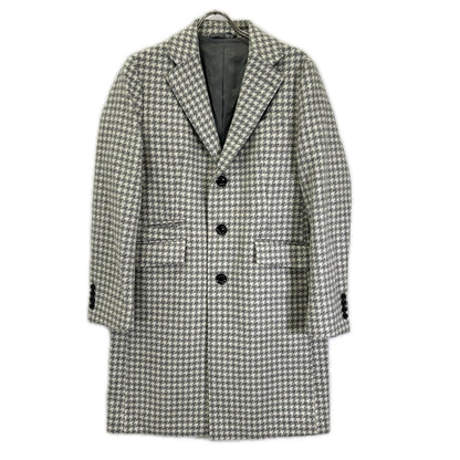 EPOCA UOMO エポカウォモ 24AW M1B49404 ホワイト×グレー 千鳥ジャカードチェスターコート コート