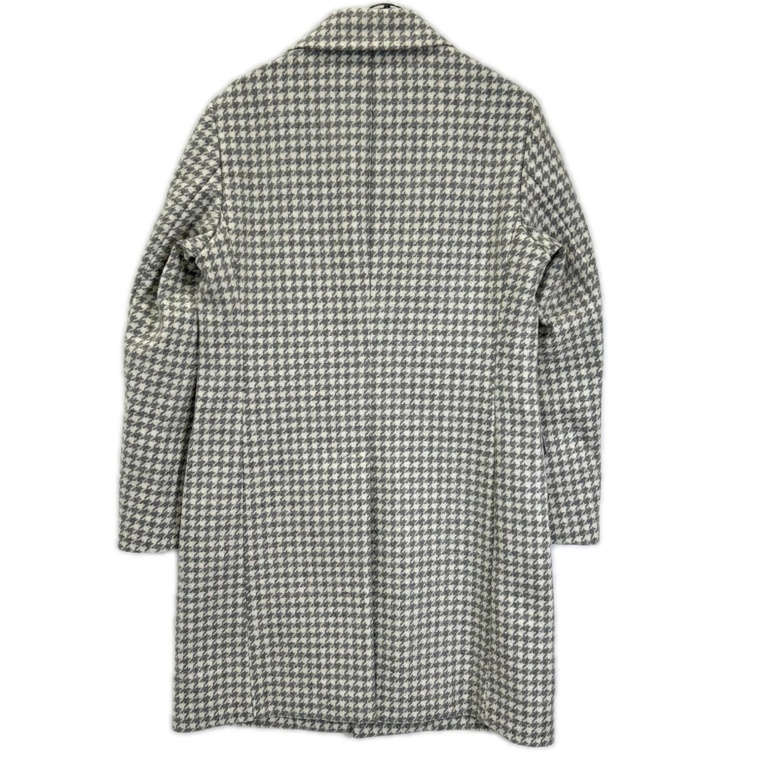 EPOCA UOMO エポカウォモ 24AW M1B49404 ホワイト×グレー 千鳥ジャカードチェスターコート コート