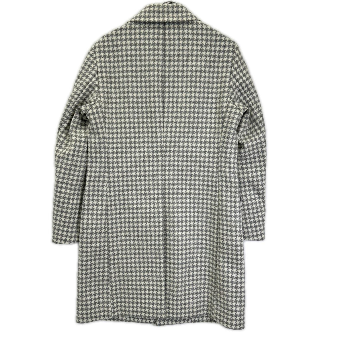 EPOCA UOMO Epoca Uomo 24AW M1B49404 white × gray houndstooth jacquard Chesterfield coat coat