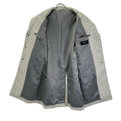 EPOCA UOMO エポカウォモ 24AW M1B49404 ホワイト×グレー 千鳥ジャカードチェスターコート コート