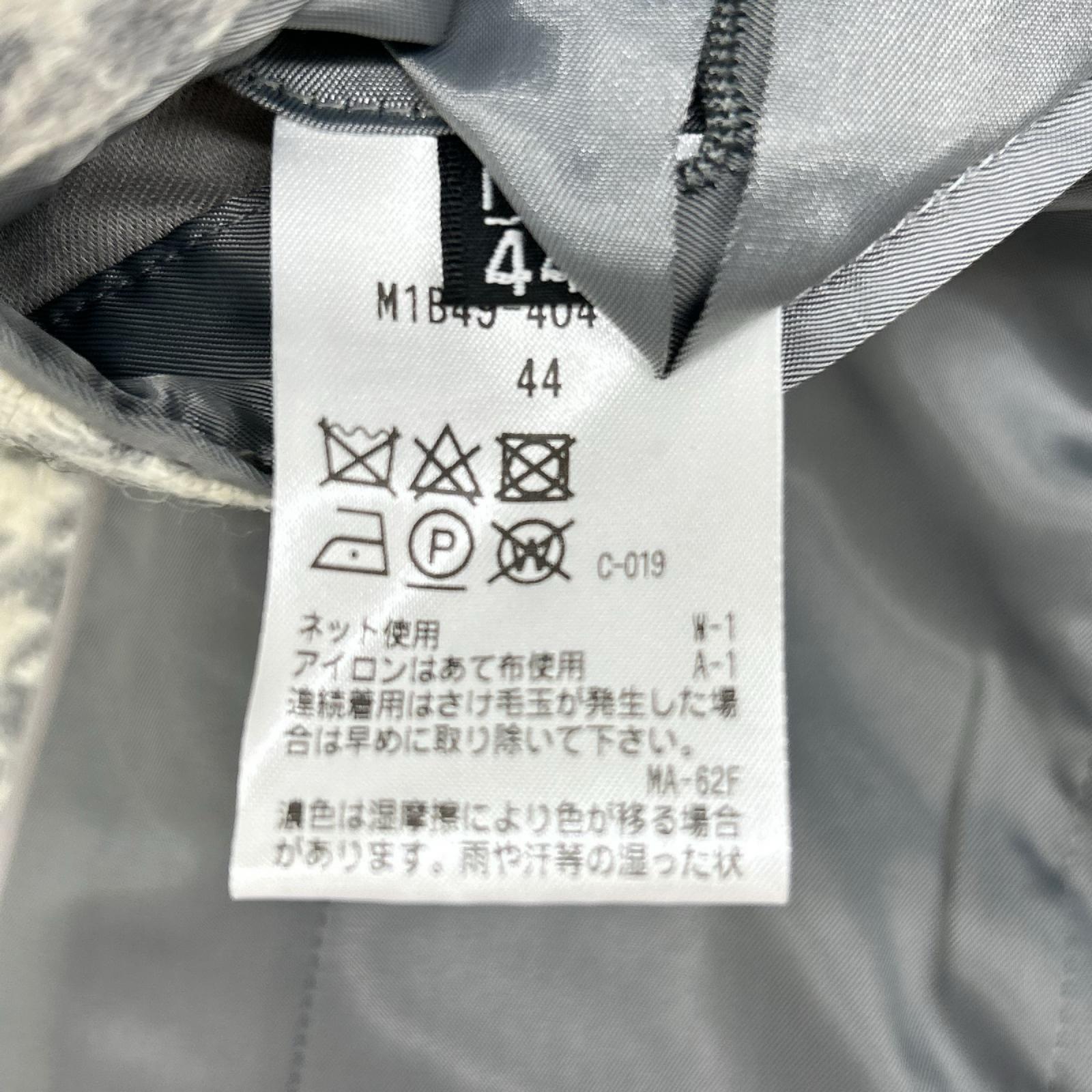 EPOCA UOMO エポカウォモ 24AW M1B49404 ホワイト×グレー 千鳥ジャカードチェスターコート コート