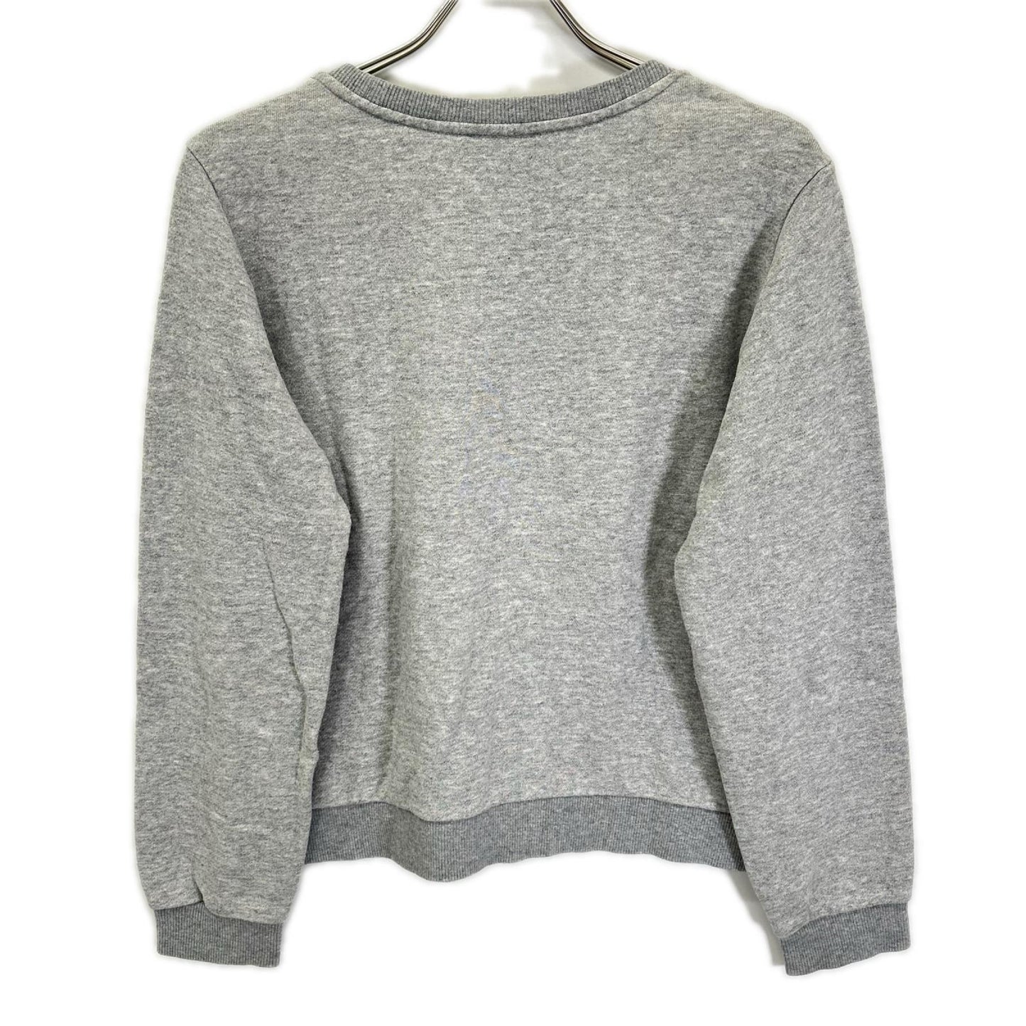 A.P.C. アーペーセー グレー フロントロゴ クルーネック トレーナー トップス