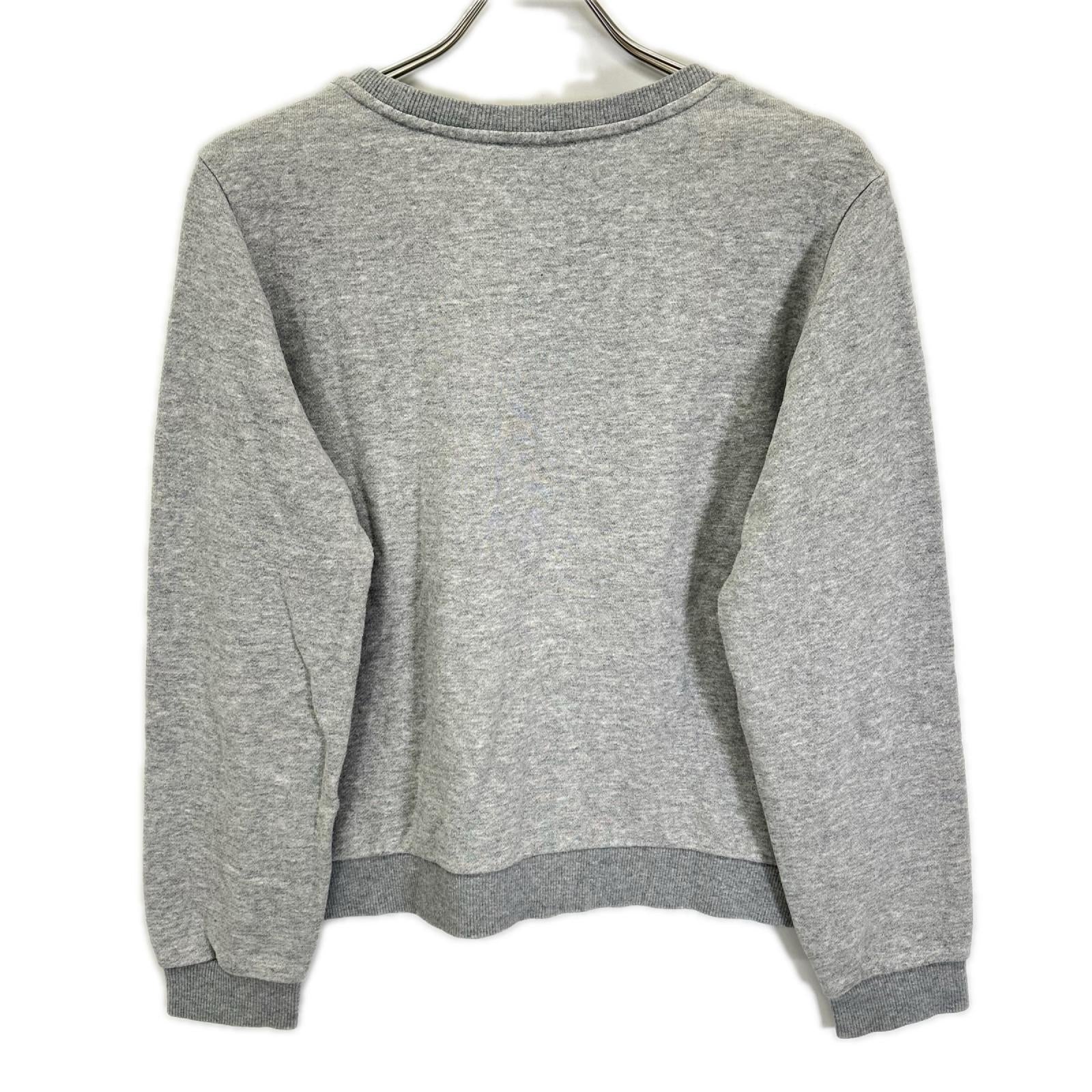 A.P.C. アーペーセー グレー フロントロゴ クルーネック トレーナー トップス